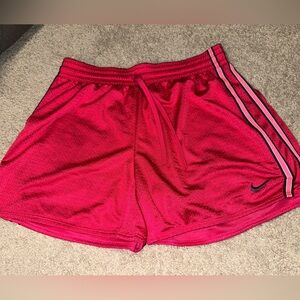 Nike Women's Vibrant Pink Athletic Shorts